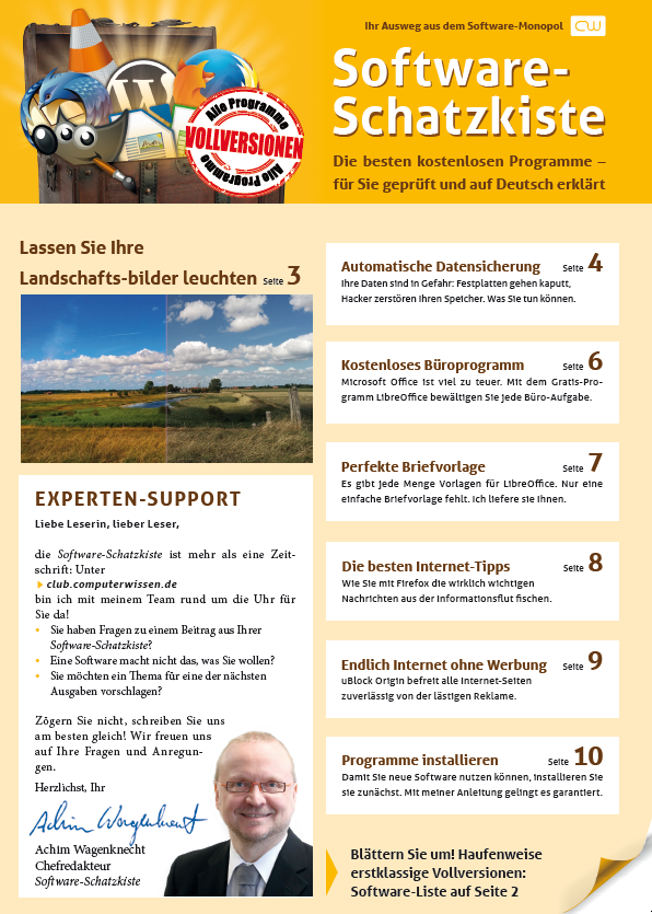 2021 – Software-Schatzkiste Startausgabe-cover