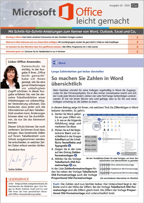 2019 – Office Wissen 10-cover