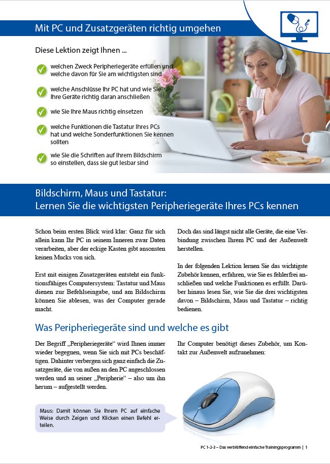 Was Peripheriegeräte sind und welche es gibt