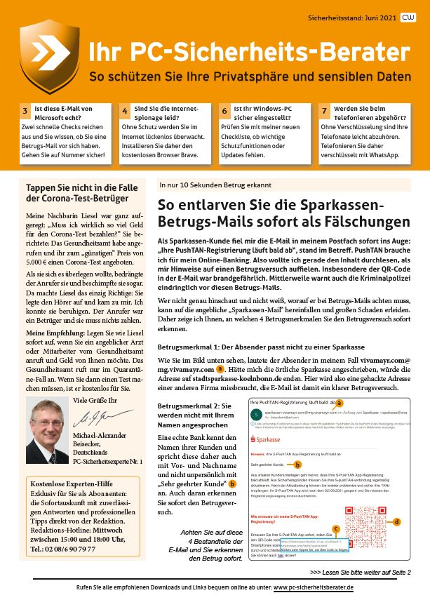 Titelbild Ausgabe  Nr. 06  | Juni 2021