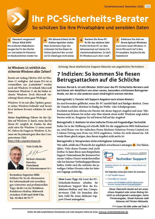 2021 – PC-Sicherheits-Berater 12-cover