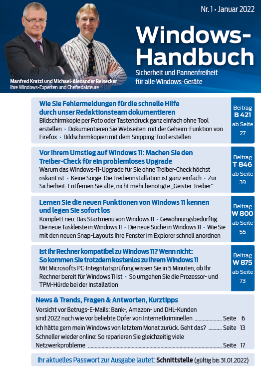 2022 – Windows-Handbuch Nr. 1-cover
