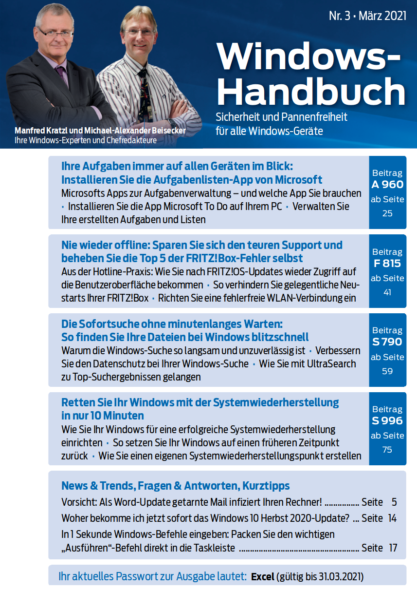 2021 – Windows-Handbuch Nr. 3-cover