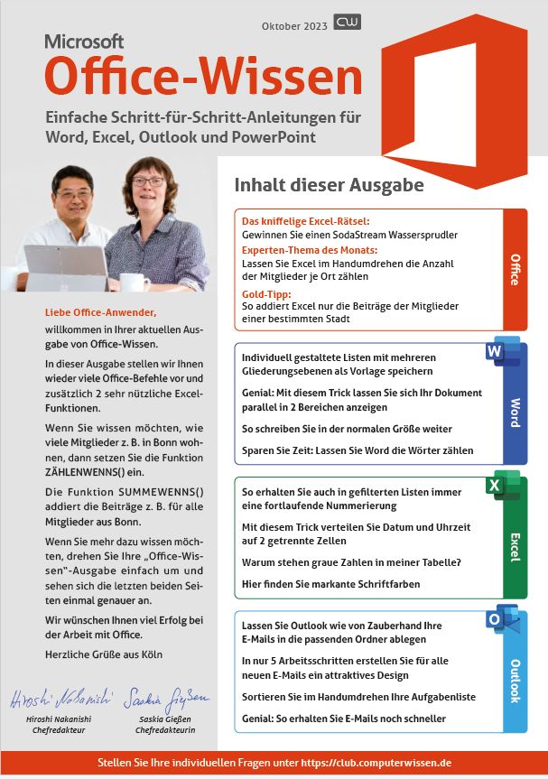 2023 – Office Wissen 10-cover