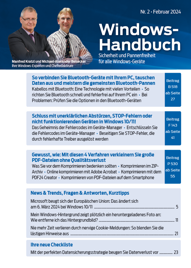 Titelbild Ausgabe  Nr. 02  | Februar 2024