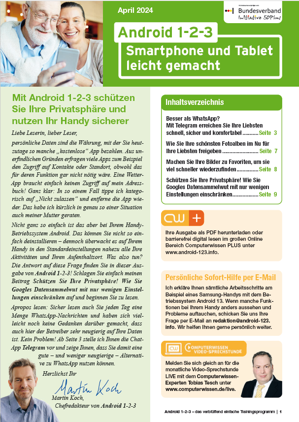 Titelbild Ausgabe  Nr. 04  | April 2024
