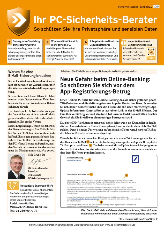 Titelbild Ausgabe  Nr. 06  | Juni 2024