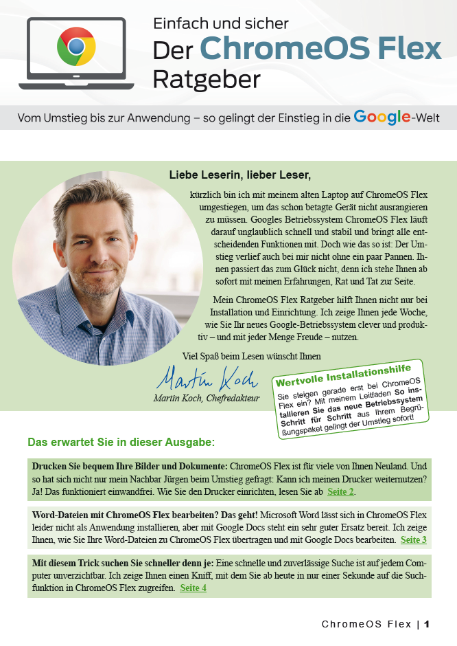 Der ChromeOS Flex Ratgeber Ausgabe 20-cover
