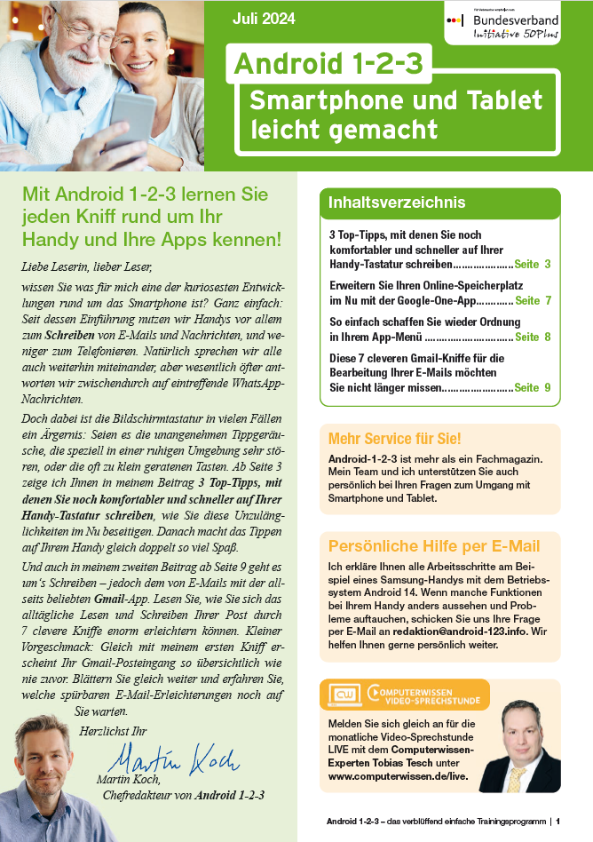 Titelbild Ausgabe  Nr. 07  | Juli 2024