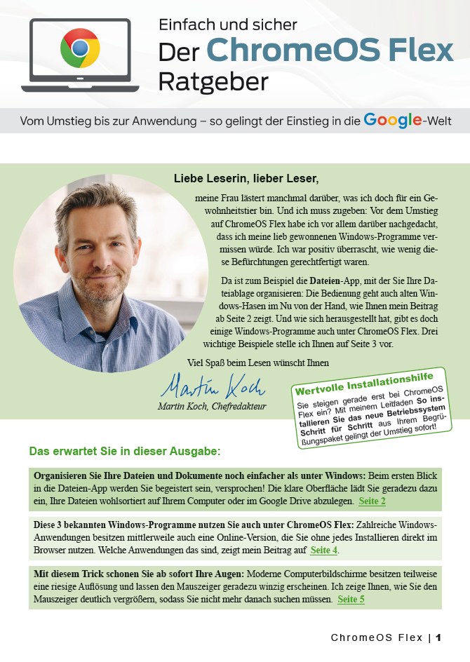 Der ChromeOS Flex Ratgeber Ausgabe 24-cover