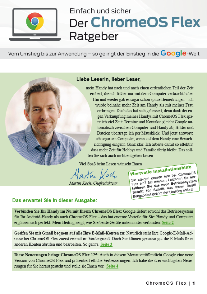 Der ChromeOS Flex Ratgeber Ausgabe 25-cover