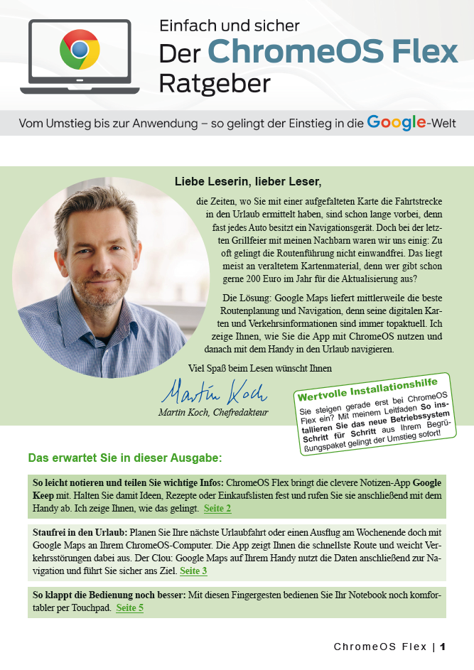 Der ChromeOS Flex Ratgeber Ausgabe 31-cover