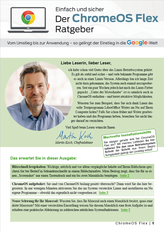 Der ChromeOS Flex Ratgeber Ausgabe 36-cover