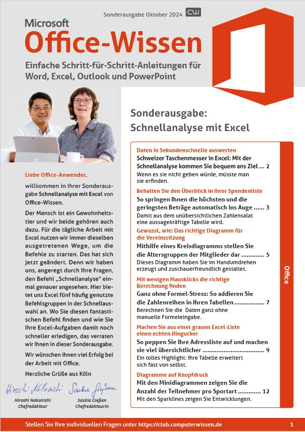 2024 – Office Wissen 10 Sonderausgabe-cover