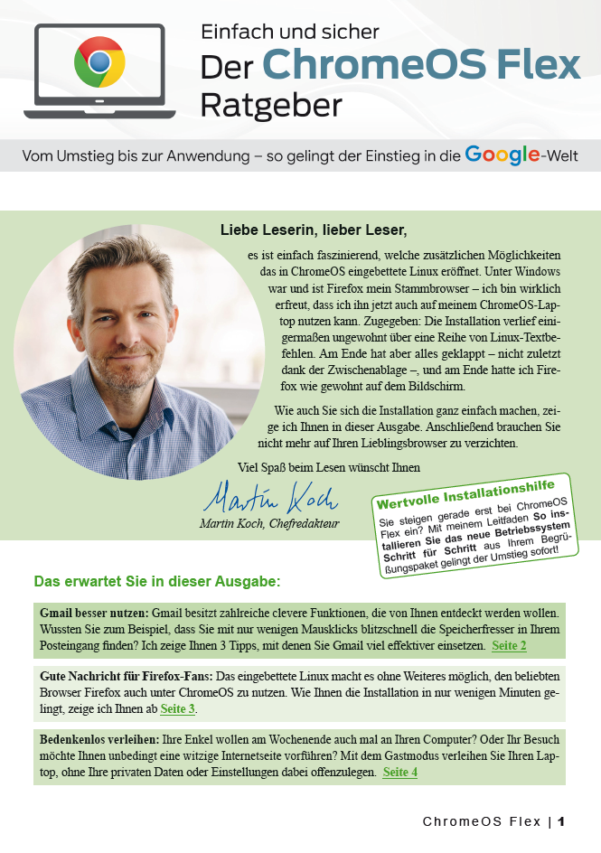 Der ChromeOS Flex Ratgeber Ausgabe 38-cover