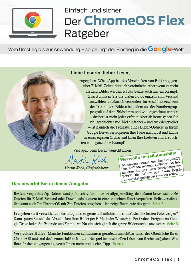Der ChromeOS Flex Ratgeber Ausgabe 45-cover