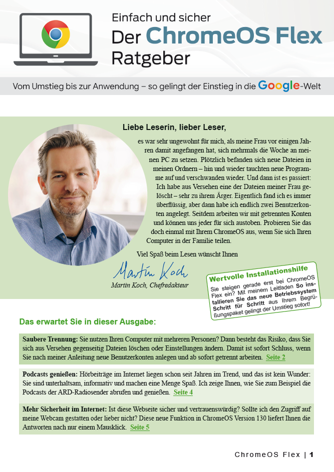 Der ChromeOS Flex Ratgeber Ausgabe 46-cover