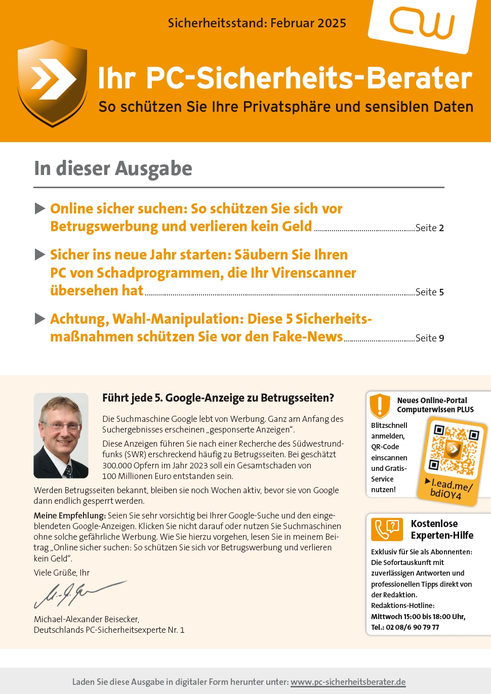 Titelbild Ausgabe  Nr. 2  | Februar 2025