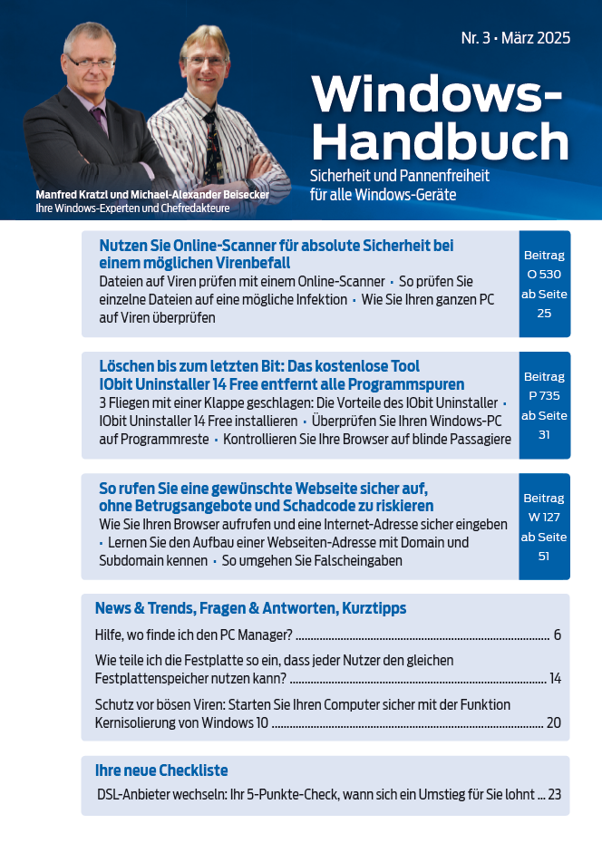 Titelbild Ausgabe  Nr. 3  | März 2025