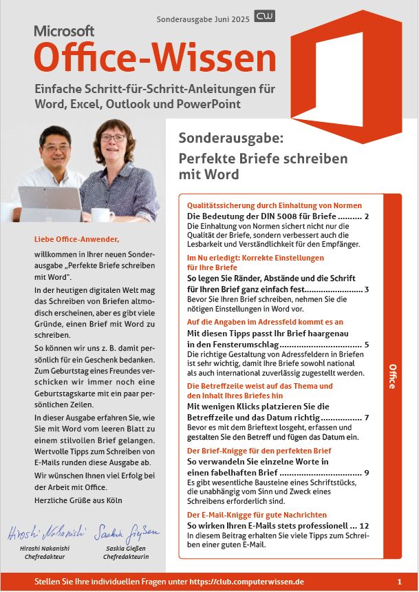 2025 – Office Wissen 06 Sonderausgabe-cover
