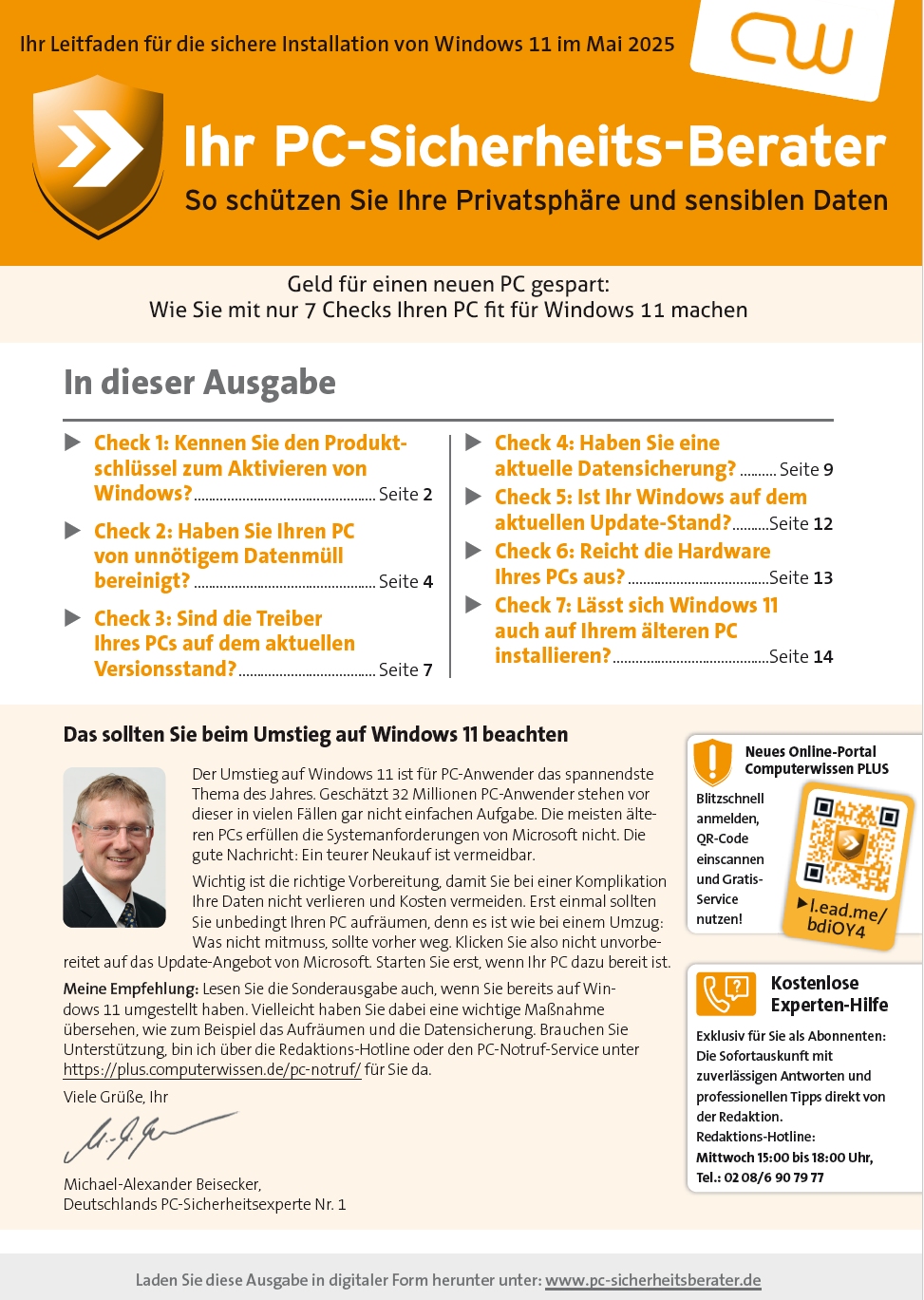 Titelbild Sonderausgabe  | Mai 2025