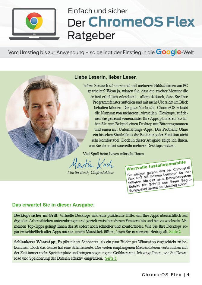 Der ChromeOS Flex Ratgeber Ausgabe 20-cover