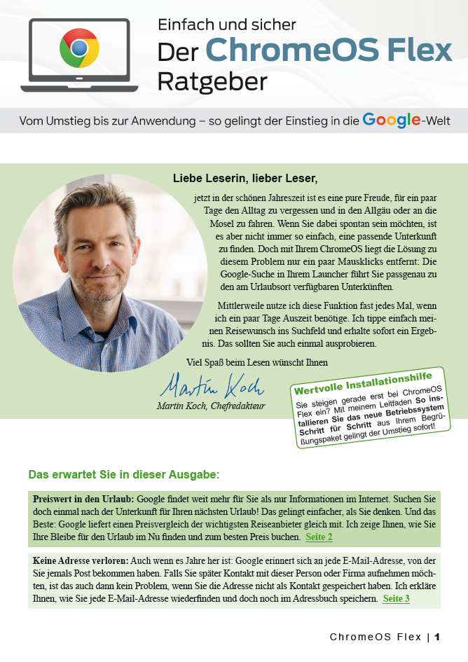 Der ChromeOS Flex Ratgeber Ausgabe 21-cover