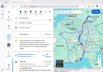 Stressfrei in den Urlaub mit Google Maps