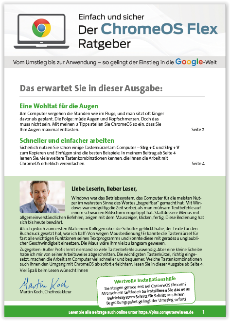 Der ChromeOS Flex Ratgeber Ausgabe 25 2025-cover