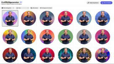 Sich selbst erstklassig präsentieren: So erstellen Sie Profilbilder für soziale Medien  