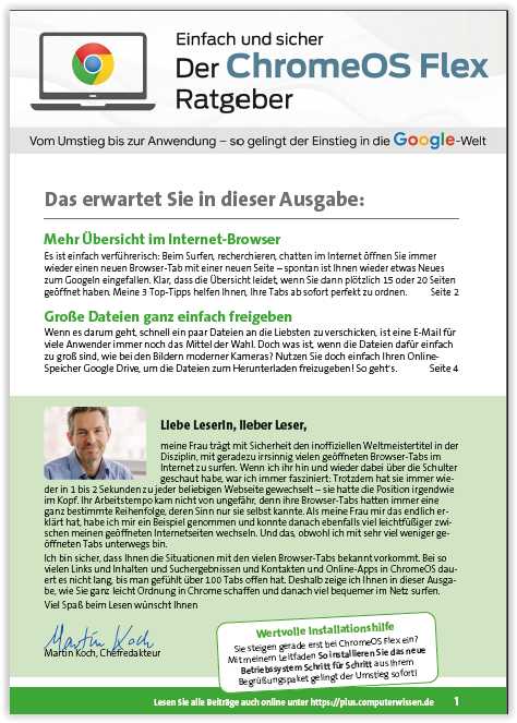 Der ChromeOS Flex Ratgeber Ausgabe 31 2025-cover
