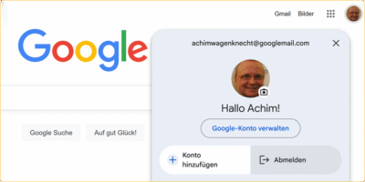 So melden Sie sich sicher bei Google ab