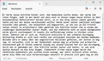 „Warum sieht mein Text so komisch aus?“