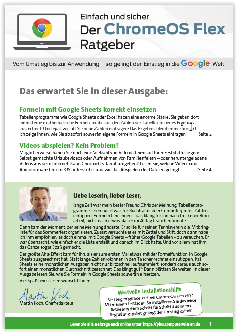 Der ChromeOS Flex Ratgeber Ausgabe 32 2025-cover