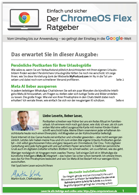 Der ChromeOS Flex Ratgeber Ausgabe 33 2025-cover