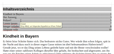 Inhaltsverzeichnis in LibreOffice Writer: Ab sofort behalten Sie den Überblick über Ihre Memoiren