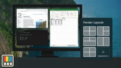 Was nicht passt, wird passend gemacht: Ordnung mit Fenster & Layouts