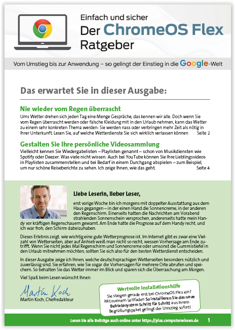 Der ChromeOS Flex Ratgeber Ausgabe 35 2025-cover