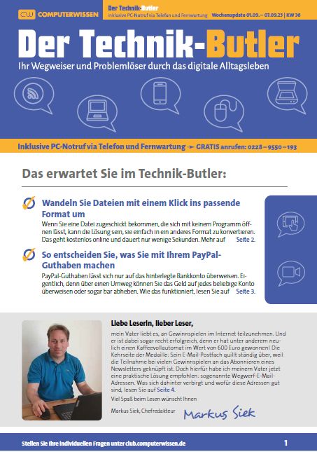 Titelbild Ausgabe  Nr. 36  | September 2025