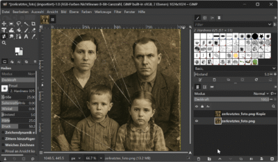 „Hilfe, der Pinsel in Gimp malt nicht mehr: Was nun?“