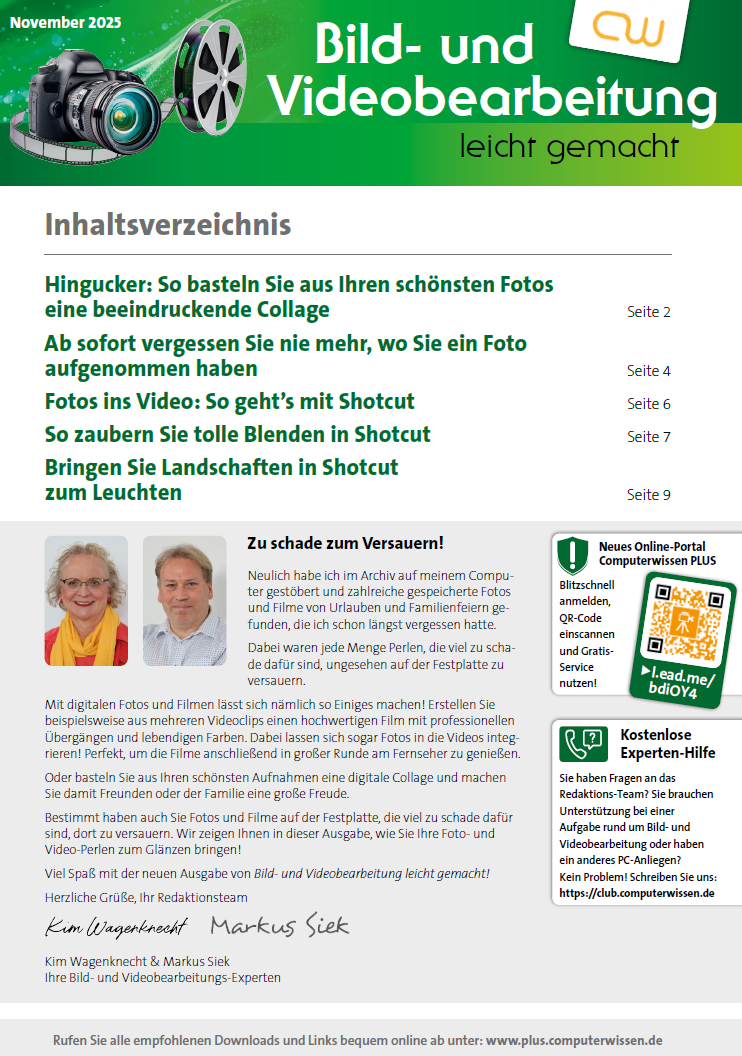 2025 – Bild- und Videobearbeitung leicht gemacht – 11-cover