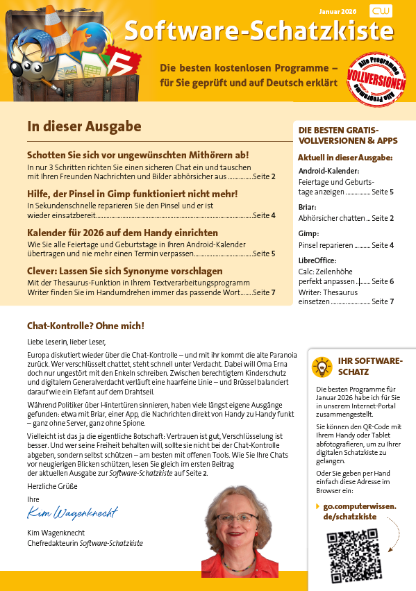Titelbild Ausgabe  Nr. 1  | Januar 2026