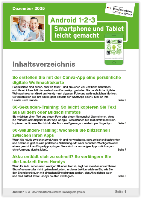 Titelbild Ausgabe  Nr. 12  | Dezember 2025