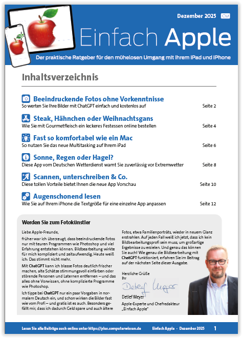 Titelbild Ausgabe  Nr. 12  | Dezember 2025
