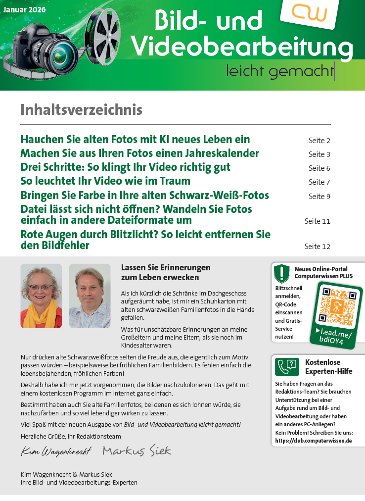 Titelbild Ausgabe  Nr. 5  | Januar 2026