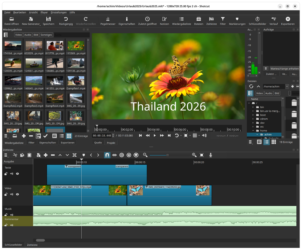 Musik, Kommentare und Schrift in Shotcut: Mit Spuren behalten Sie den Überblick beim Videoschnitt
