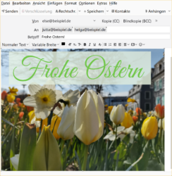 Ostergruß per E-Mail: So einfach versenden Sie Ihre Grußkarte mit Thunderbird