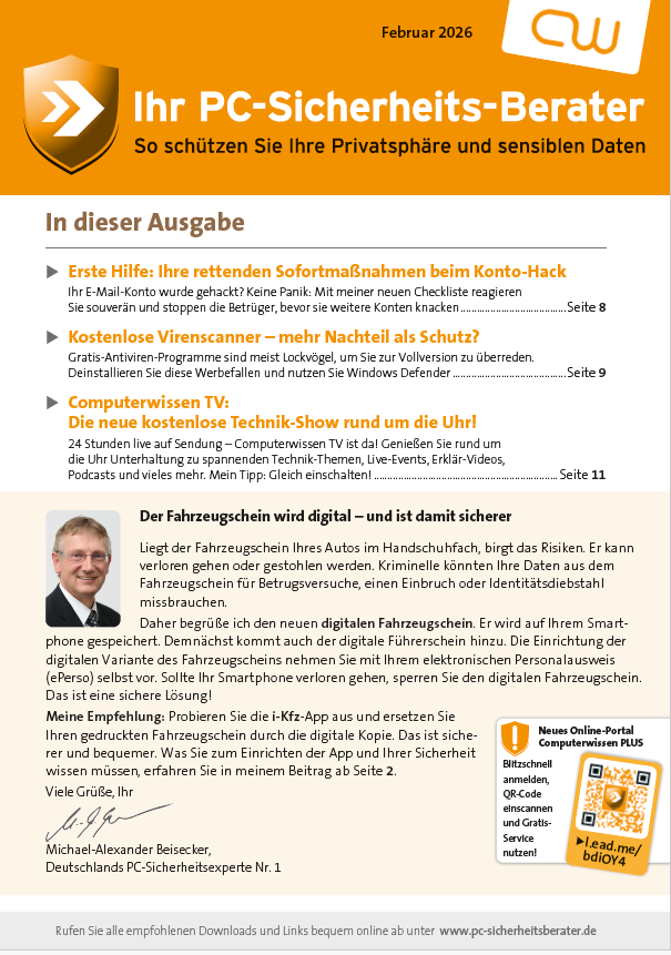 Titelbild Ausgabe  Nr. 2  | Februar 2026
