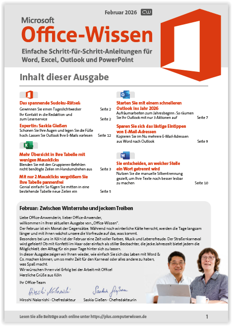 Titelbild Ausgabe  Nr. 02  | Februar 2026