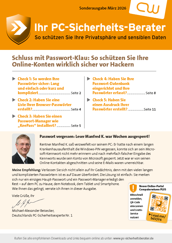 Titelbild Sonderausgabe  | März 2026